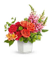 Citrus Sunset Bouquet Modern Design in Vibrant Colors