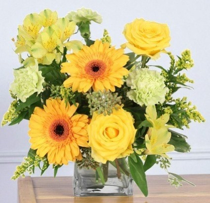 Citrus Symphony Floral Arrangement