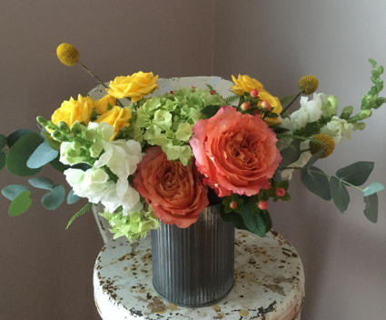 Citrus Tin Arrangement