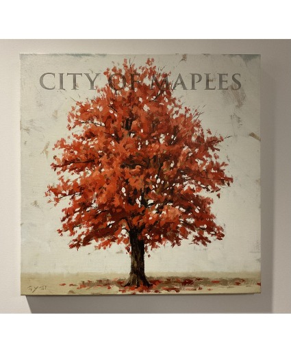 City of Maples Canvas Print