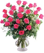Classic 2 Dozen Roses Arrangement