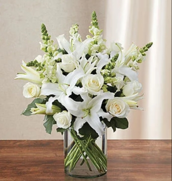 Classic All White Arrangement 