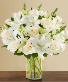 CLASSIC ALL WHITE ARRANGEMENT FOR SYMPATHY 