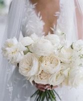 Classic All White Bridal Bouquet Bridal Bouquet