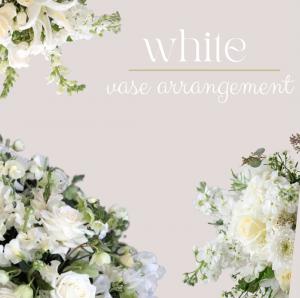 Vase Arrangement-White  