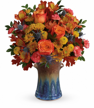 Classic Autumn All-Around Floral Arrangement