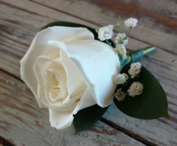 Classic Boutonniere for Father Daughter Dance Colors come in white, red, pink and lavender and price includes the discount.