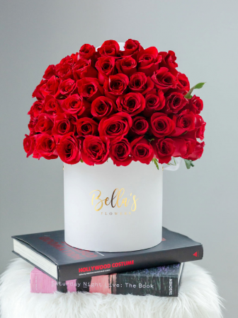 Classic Box-50 Red Roses