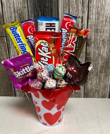 Classic Candy Bouquet- Tin Candy