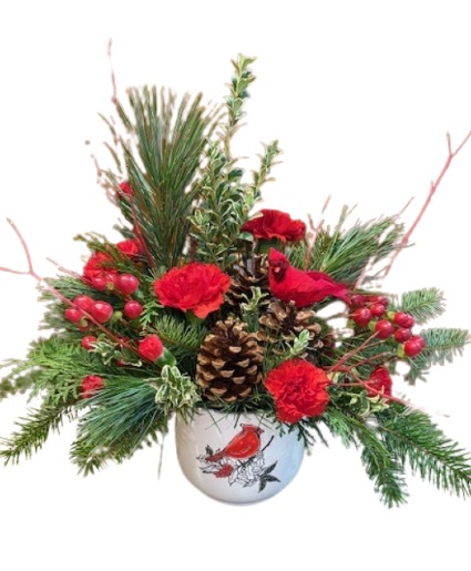 Classic Cardinal  Arrangement