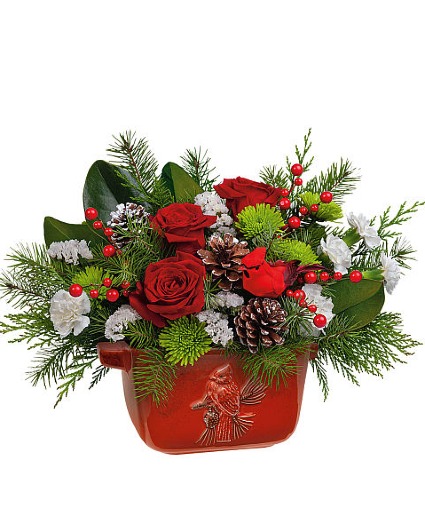 Classic Cardinal Centerpiece