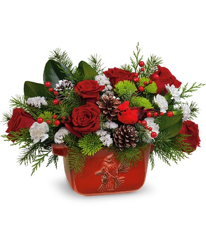 Classic Cardinal Centerpiece T23X100