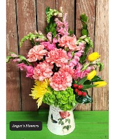 Rustic Charm  Fresh Floral Arrangement
