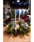 Classic Christmas  Fresh Evergreen Centerpiece