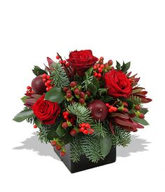 Classic christmas shop flowers