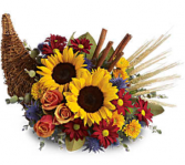 Classic Cornucopia Arrangement
