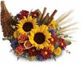 Classic Cornucopia Fresh Fall & Thanksgiving Flowers