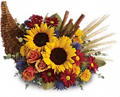 Classic Cornucopia Fresh Fall & Thanksgiving Flowers