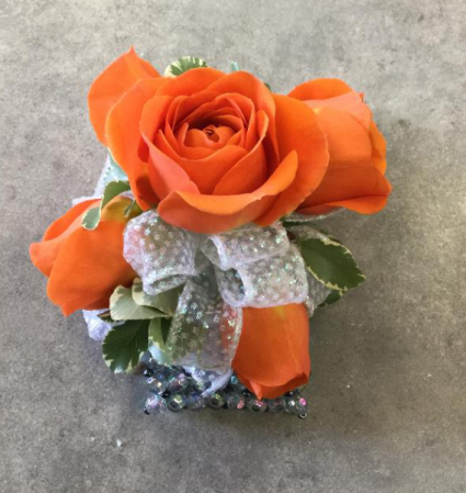 Classic Corsage - Orange Corsage