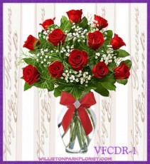 Classic Dozen Red Floral Arrangement