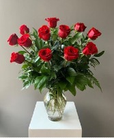 Classic Dozen - Red Fresh Flowers