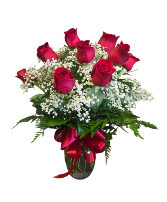 Classic Dozen Red Roses 