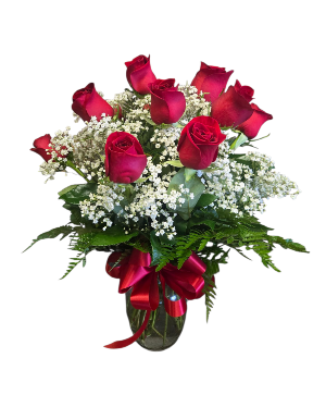 Classic Dozen Red Roses 
