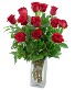 Classic Dozen Red Roses Flower Arrangement