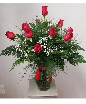 Classic Dozen Red Roses Premium Rose arrangement