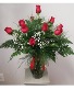 Classic Dozen Red Roses Premium Rose Arrangement