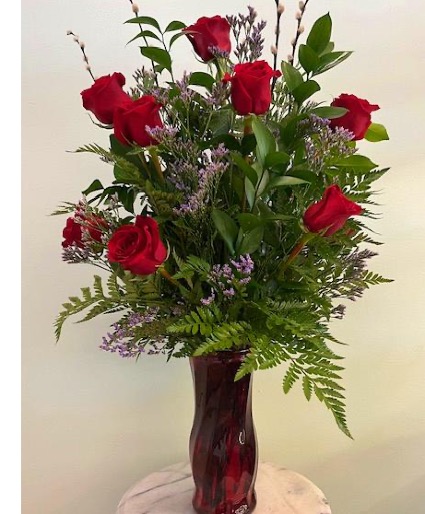 Classic Dozen Roses By Enchanted Florist of Cape Coral 