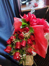 Classic  Dozen Wrapped  Wrapped Bouquet 