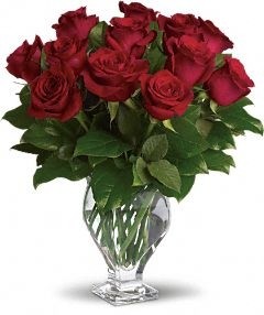 Classic Elegance Fresh Rose Arrangement