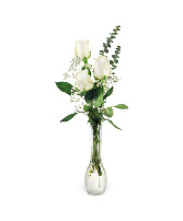 Classic Elegance Rose Bouquet Bud Vase