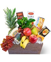 Classic Fruit and Cheese Basket Gift Basket