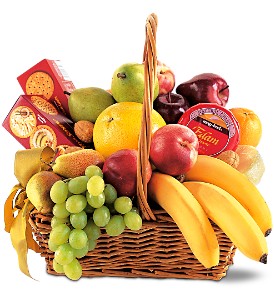 Assorted Fruit Basket         TF191-3 Fruit and Gourmet