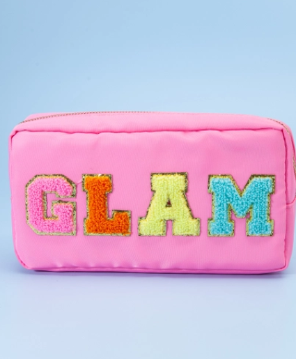 Classic Glam Small Travel Makeup Pouch  