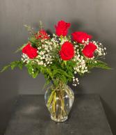 Classic Half Dozen Roses Available in all colors