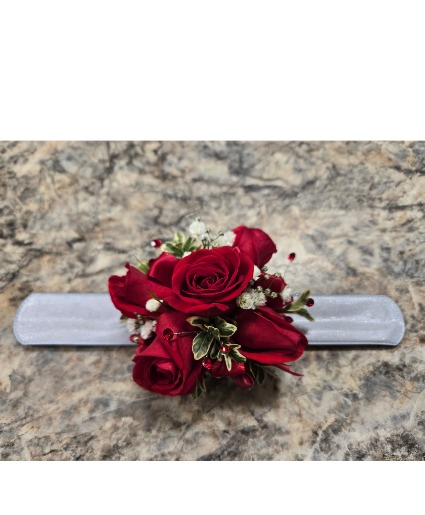 Classic In Red Prom Corsage