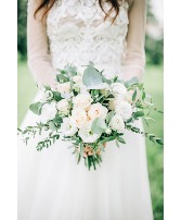 Classic Ivory And White Bridal Bouquet
