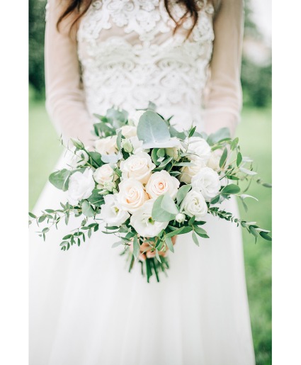 Classic Ivory And White Bridal Bouquet