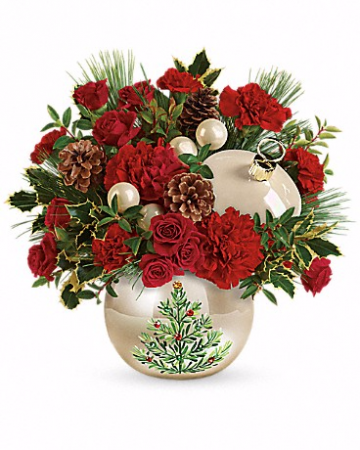 Classic Pearl Ornament Bouquet CHRISTMAS