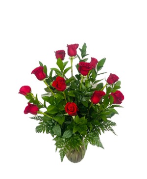 CLASSIC RED ROSE'S  ROSE ARRANGEMENT 