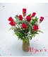 Classic Red Roses Vase