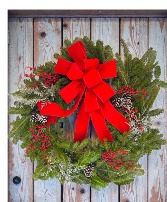 Classic Red Wreath 