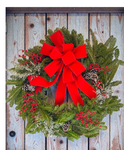 Classic Red Wreath 