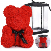 *SOLD OUT* Large Classic rose bear - red 
