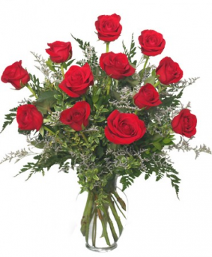 Classic Roses Vase arrangement 