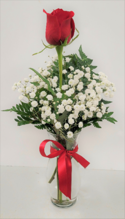 Classic Single Rose Budvase
