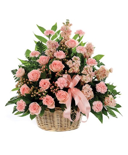 Classic Sympathy Basket Arrangement Sympathy